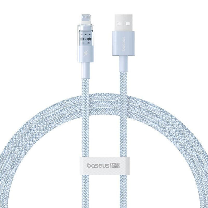 Baseus Gem Cable De Carga Rápida Usb A Ip 2,4a 1 M Azul