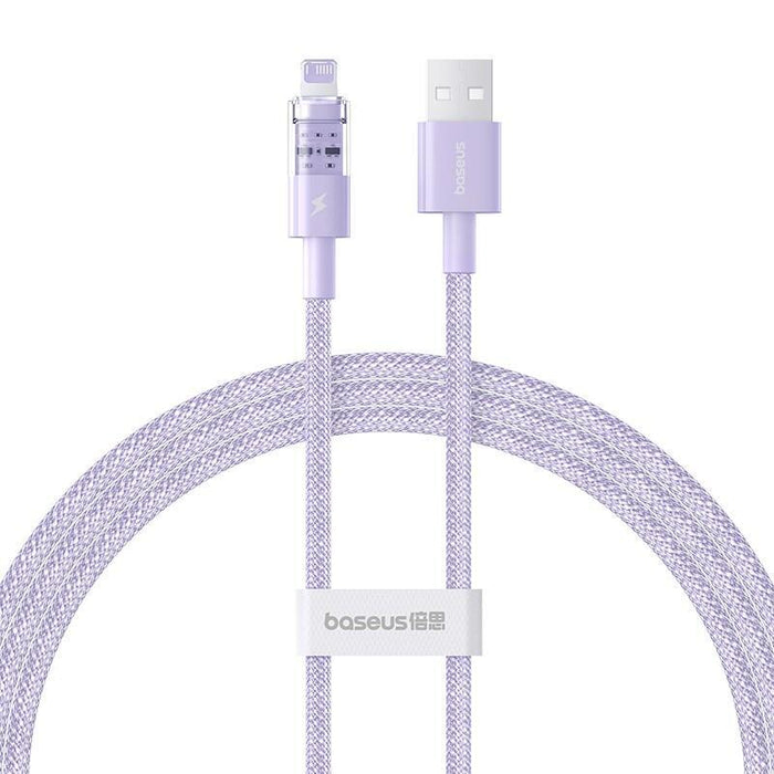 Baseus Gem Cable De Carga Rápida Usb A Ip 2,4a 1 M Morado