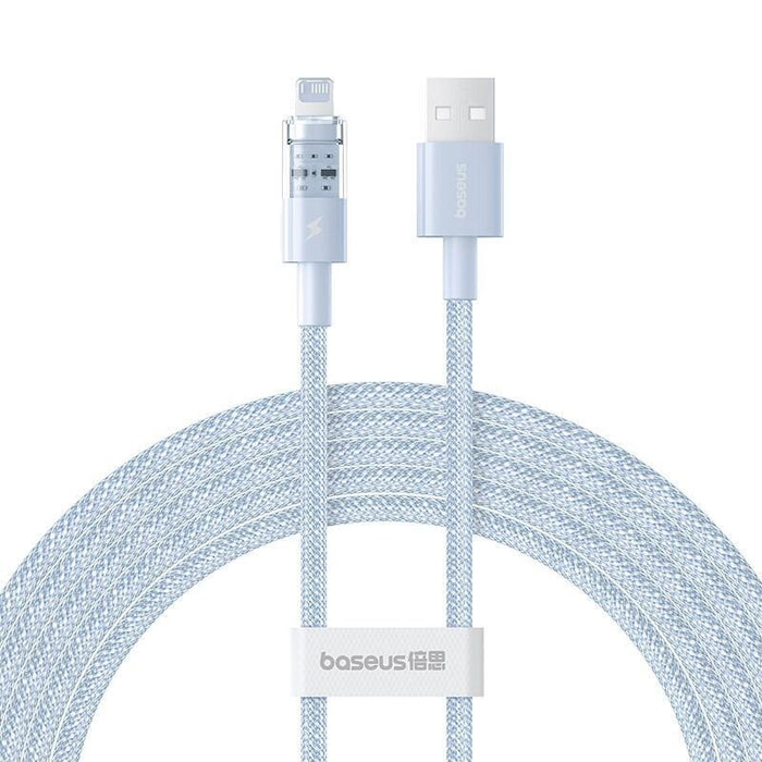 Baseus Gem Cable De Carga Rápida Usb A Ip 2,4a 2 M Azul