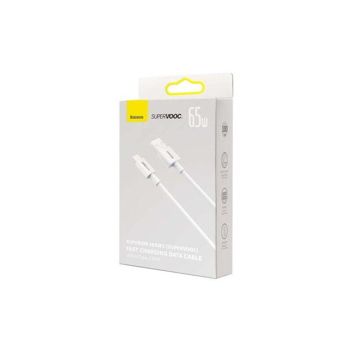 Baseus Type-C Superior Series Supervooc 65w, 1m White (Cays000902)