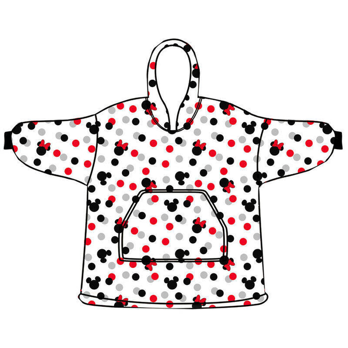 Bata Sudadera Oversize Minnie Disney Coral Adulto
