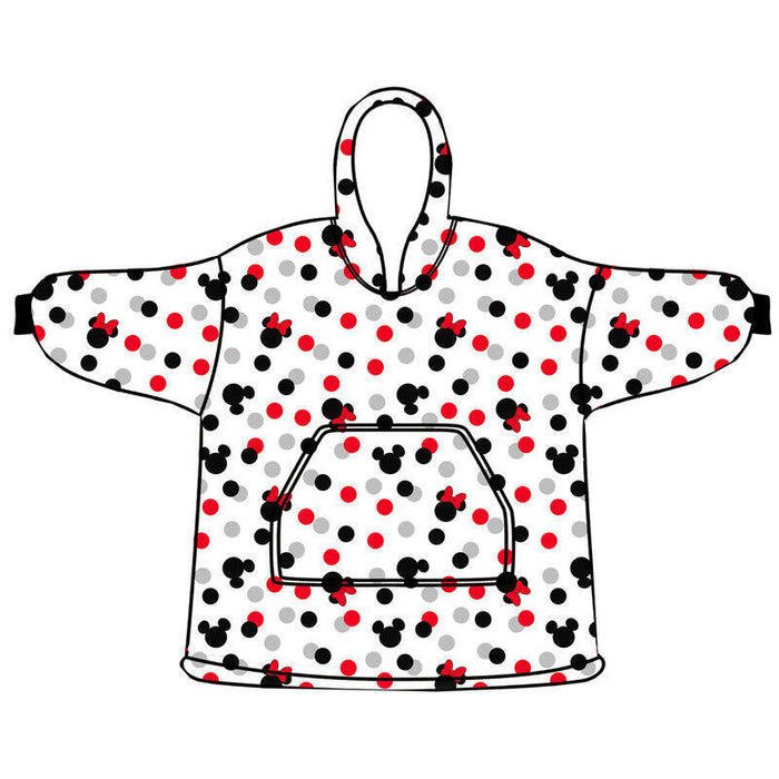Bata Sudadera Oversize Minnie Disney Coral Infantil