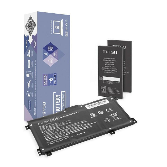 Batería Compatible Para Portátil Hp Lk03xl 11.55v 3500mah Mitsu