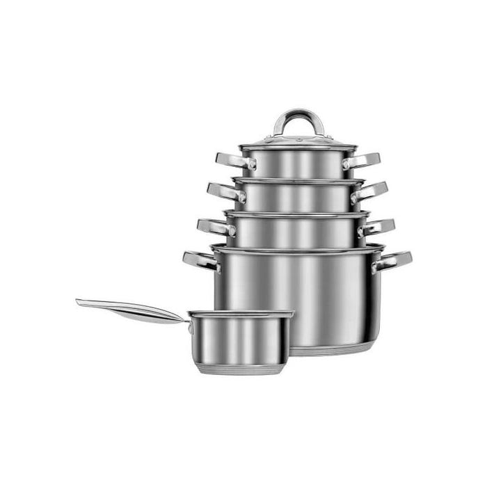 Batería De Cocina Smile De 10 Piezas Mgk-10