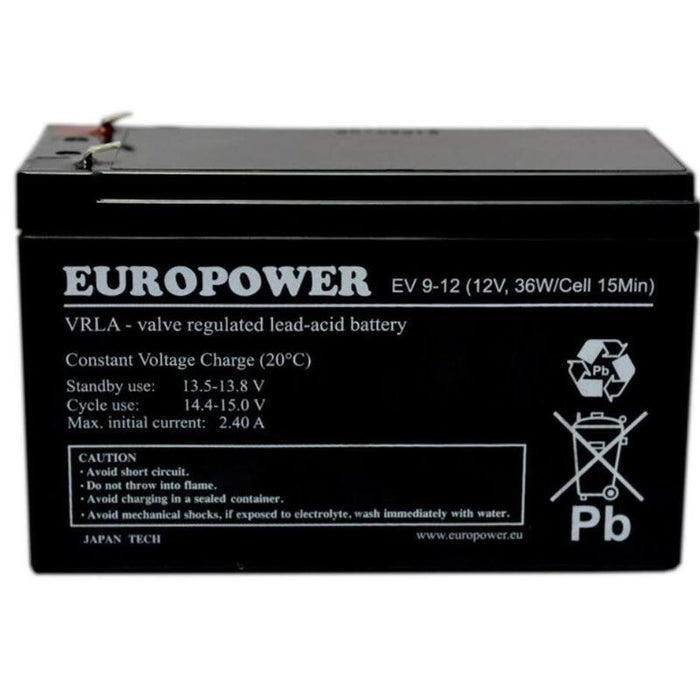 Bateria Europower Akumulator Ev 12v 9ah