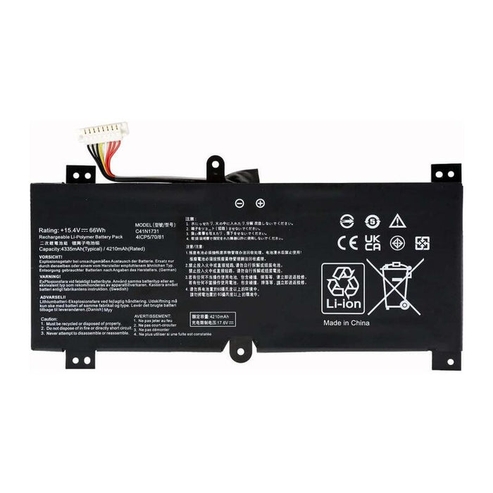 Batería Para Portátil Asus Rog Strix Gl504g Gl504gm Gl504gs C41n1731