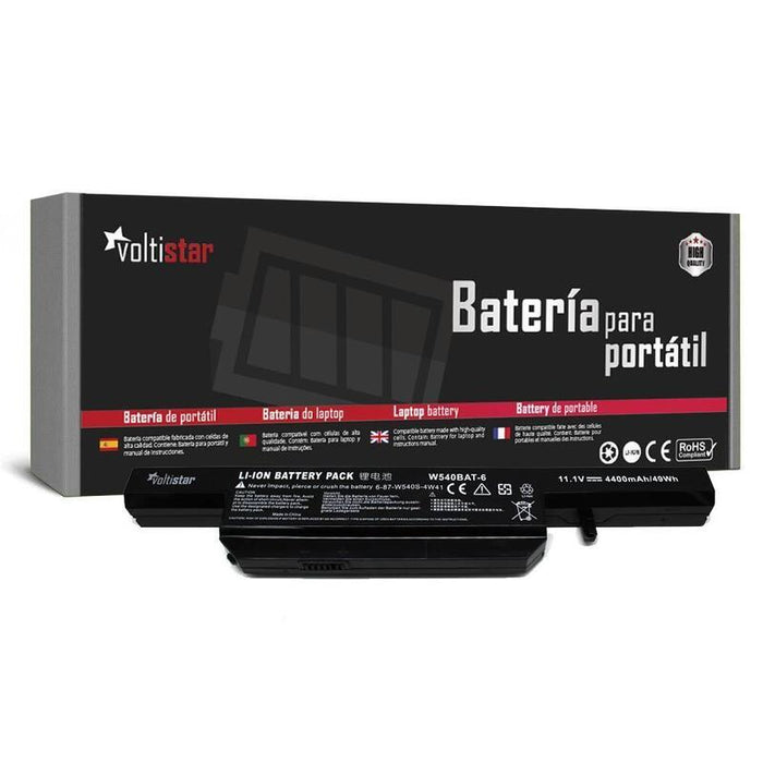 Batería Para Portátil Clevo W155u W540eu W54eu W550 W550eu W55eu W540