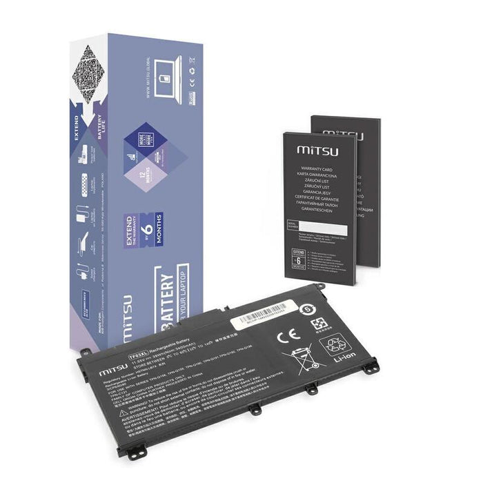 Batería Para Portátil Hp Tf03xl 11.55v 3400mah Mitsu