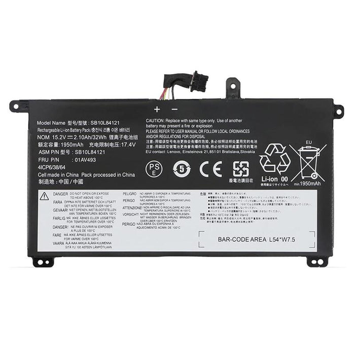 Batería Para Portátil Lenovo Thinkpad T570 T580 P51s P52s 00ur891