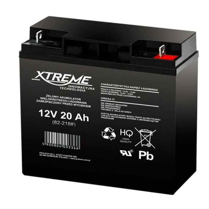 Batería Xtreme Gel 12v 20ah