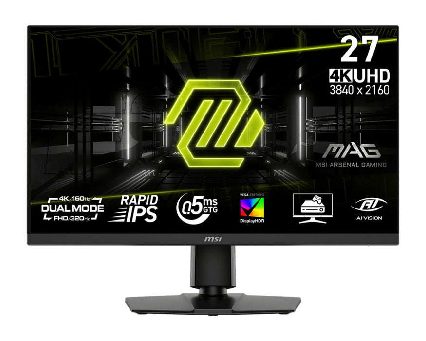 EAN 4711377307284 - MSI MAG 272URDF E16 pantalla para PC 68,6 cm (27") 3840 x 2160 Pixeles 4K Ultra HD Negro imagen 1