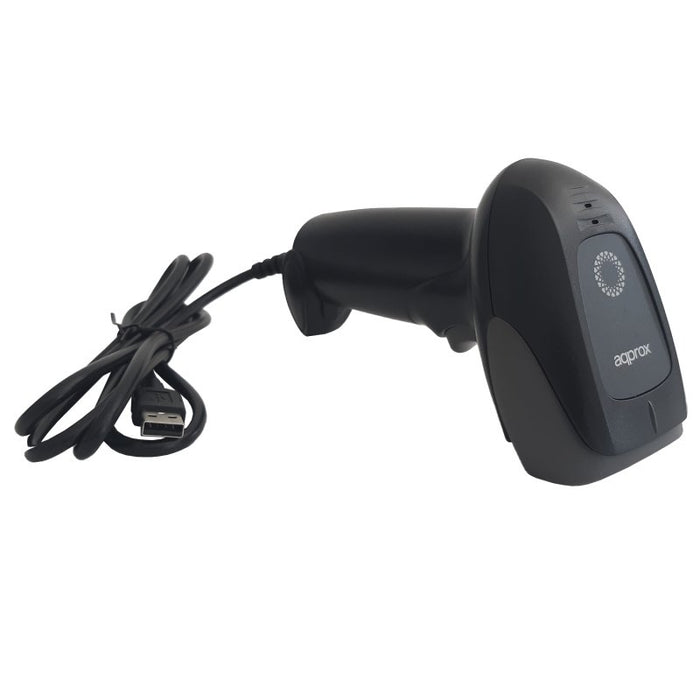EAN 8435099530459 - Approx appLS22 Lector de códigos de barras portátil 1D/2D Negro imagen 4