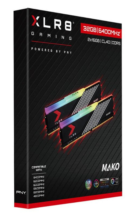 EAN 4718006454319 - PNY MD32GK2D5640040MXRGB módulo de memoria 32 GB 2 x 16 GB DDR5 imagen 4