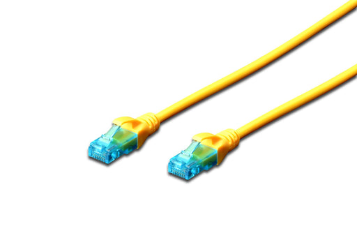 EAN 4016032212607 - Digitus Patch Cable, UTP, CAT5E 5.0m cable de red Amarillo 5 m U/UTP (UTP) imagen 1