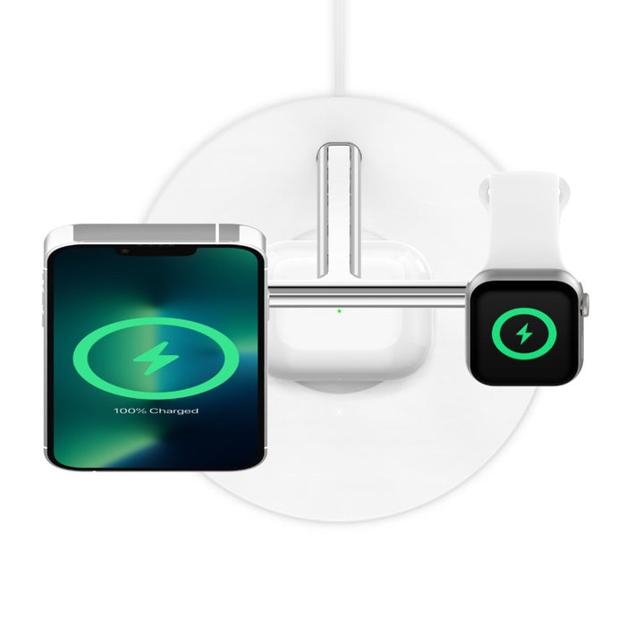 EAN 0745883836628 - Belkin WIZ017vfWH Auriculares, Smartphone, Reloj inteligente Blanco Corriente alterna Cargador inalámbric imagen 7