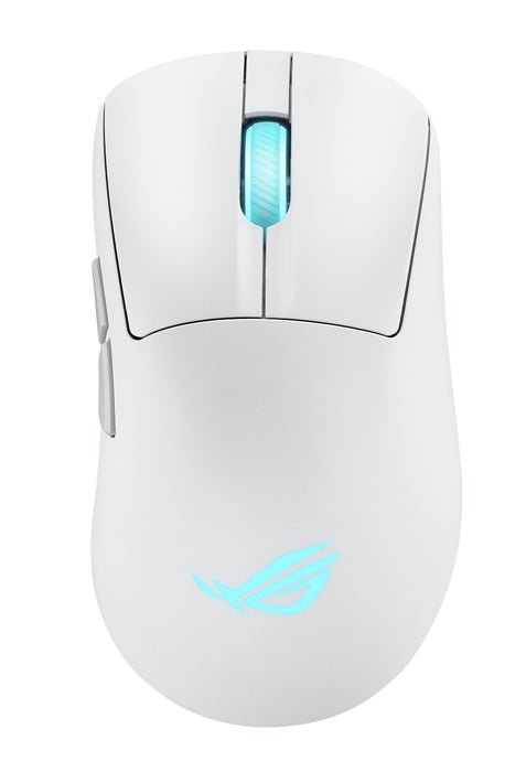 EAN 4711387951262 - ASUS ROG Keris II Origin WHT ratón Juego mano derecha RF Wireless + Bluetooth + USB Type-A Óptico 42000 D imagen 1