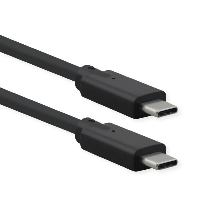 EAN 7630049619241 - ROLINE 11.02.9070 cable USB USB 3.2 Gen 2 (3.1 Gen 2) 0,5 m USB C Negro imagen 1
