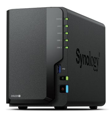 EAN 4711174726387 - Synology DS225+ 2 Bay NAS Escritorio Intel® Celeron® J4125 2 GB DDR4 Synology DSM Negro imagen 1