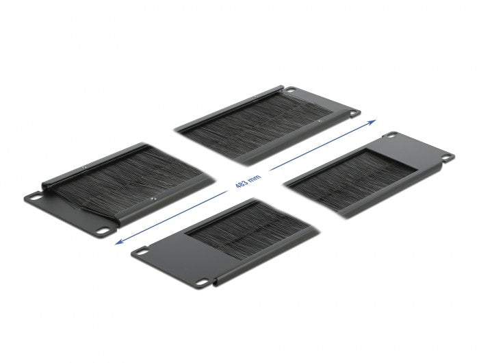 EAN 4043619664825 - DeLOCK 66482 accesorio de bastidor Panel pasacables con cepillo imagen 2