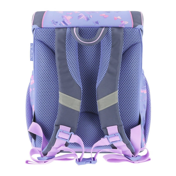 EAN 4008110370866 - Herlitz Loop Plus Butterfly Paradise juego de mochila escolar Chica Poliéster Lila, Rosa imagen 3