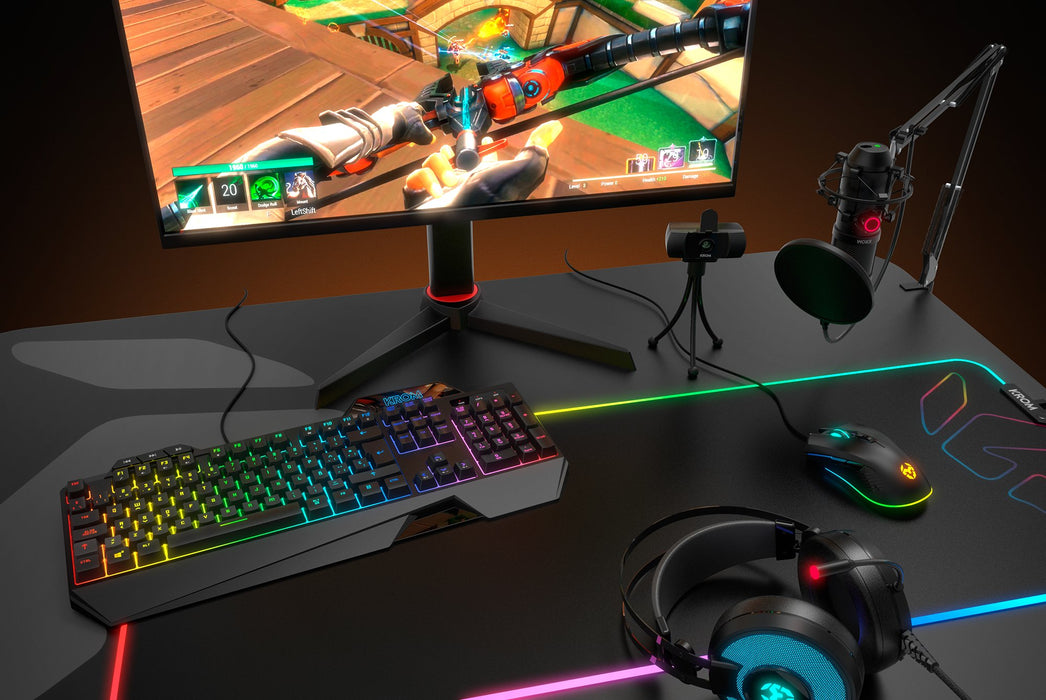 EAN 8436587971174 - Krom Kam cámara web 1920 x 1080 Pixeles USB 2.0 Negro imagen 10