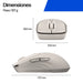 EAN 5715328149809 - HP 400 Quiet Maple Wireless Mouse ratón Hogar Ambidextro RF Wireless + Bluetooth 6000 DPI imagen 2