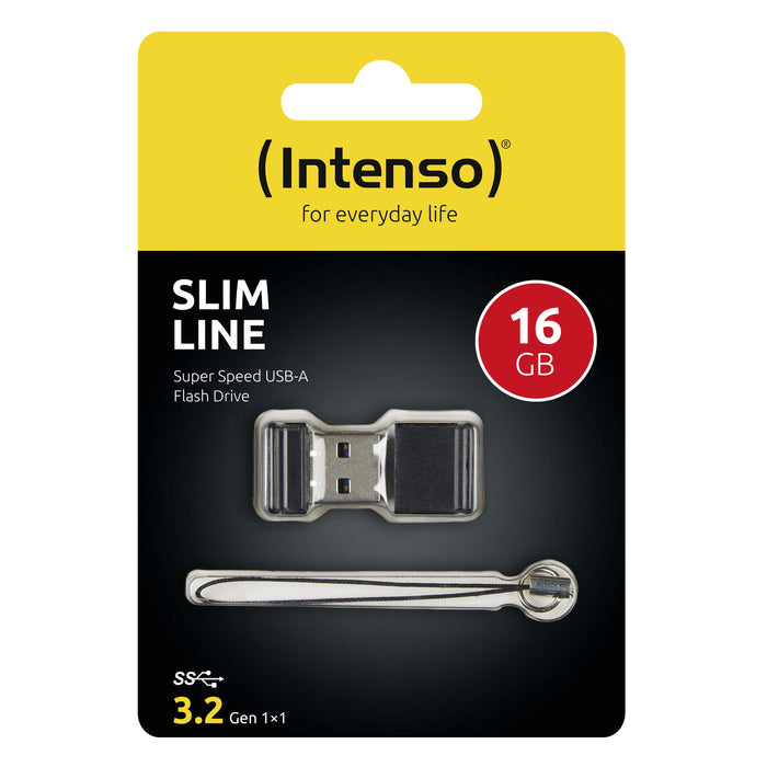 EAN 4034303019953 - Intenso Slim Line unidad flash USB 16 GB USB tipo A 3.2 Gen 1 (3.1 Gen 1) Negro imagen 6