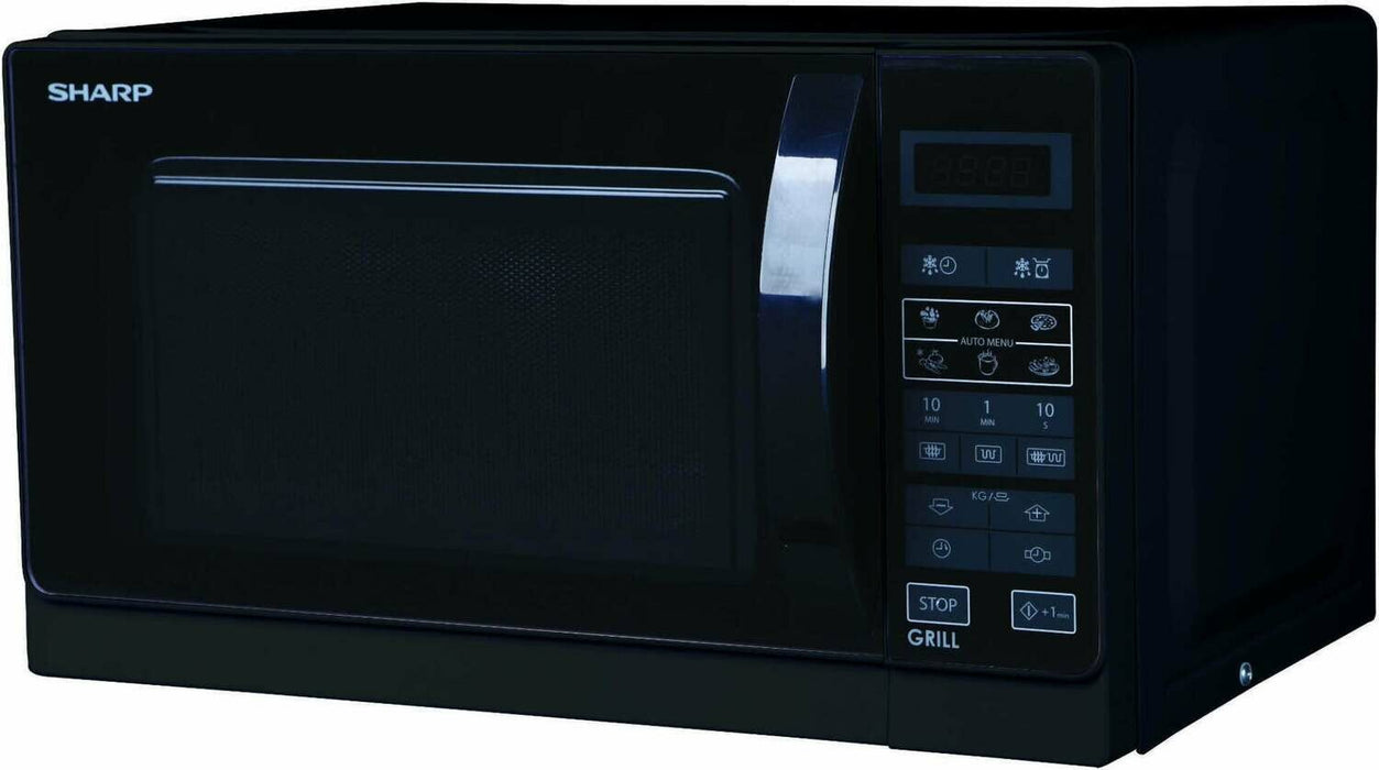 EAN 4974019744452 - Sharp R-742BKW microondas Negro Microondas con grill Encimera 25 L 900 W imagen 1