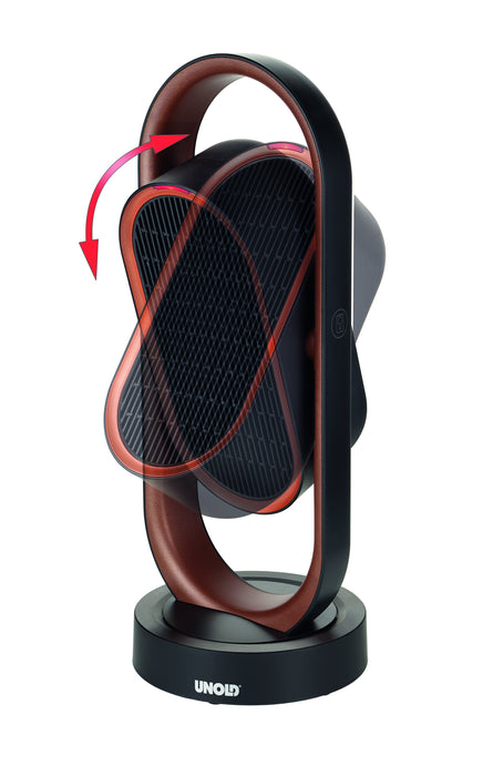 EAN 4011689865350 - Unold 86535 calefactor eléctrico Interior Negro, Marrón 1800 W Ventilador eléctrico imagen 3