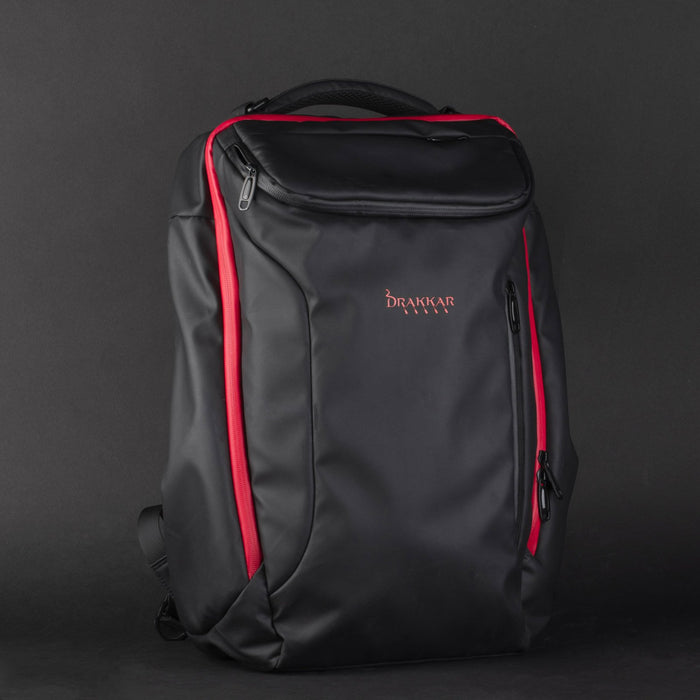 EAN 3328170285247 - Konix Drakkar KX DK RAGNARR 17' GAMING BACKPAC 43,2 cm (17") Mochila Negro, Rojo imagen 9