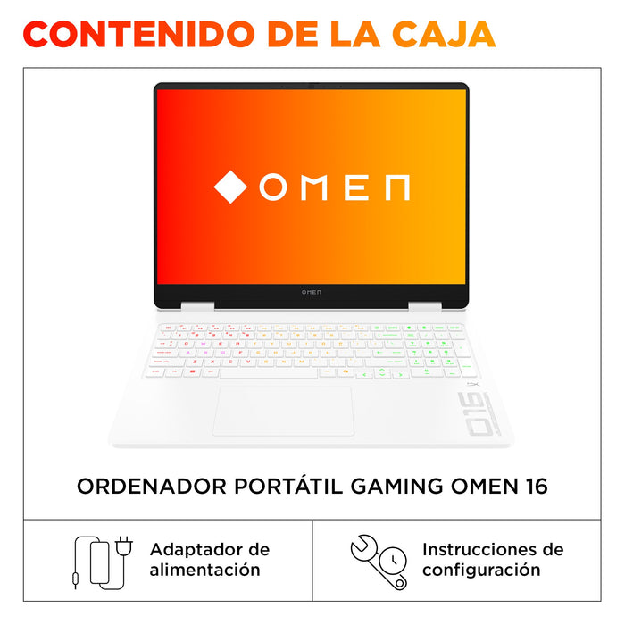 EAN 199251567230 - HP OMEN Gaming Laptop 16-am0041ns Intel Core 7 240H 40,6 cm (16") 2K 32 GB DDR5-SDRAM NVIDIA GeForce RTX 5 imagen 6