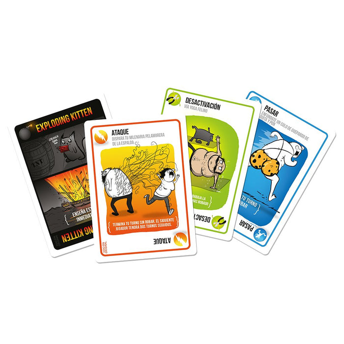 EAN 0810083040356 - Asmodee Exploding Kittens EKIEK01ES juego de tablero 15 min Juego De Cartas Partido imagen 2