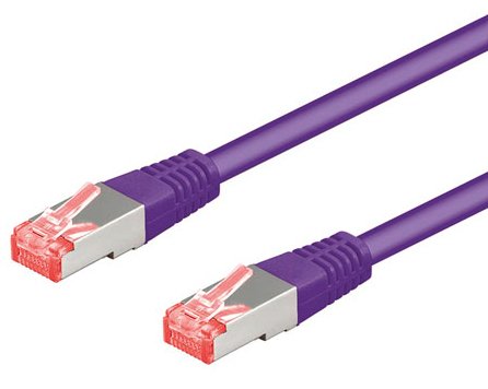 EAN 4040849933424 - Goobay 93342 cable de red Violeta 0,25 m Cat6 imagen 1