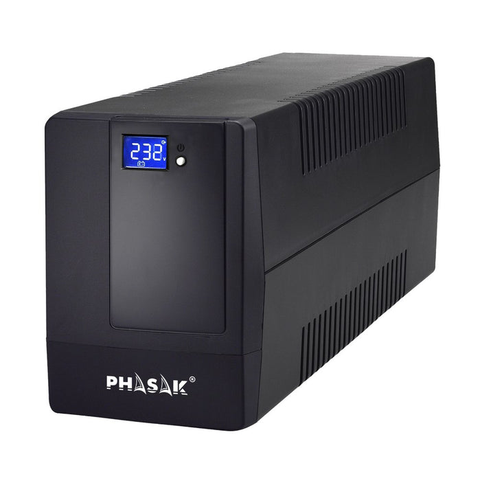 EAN 5605922015023 - Phasak Esential sistema de alimentación ininterrumpida (UPS) Línea interactiva 1 kVA 600 W 4 salidas AC imagen 3