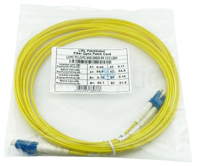 EAN 4063232617060 - BlueOptics SFP3131BU1MK Cable de fibra óptica e InfiniBand 1 m LC Amarillo imagen 5