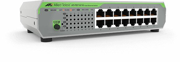 EAN 767035211893 - Allied Telesis AT-FS710/16-50 No administrado Fast Ethernet (10/100) 1U Verde, Gris imagen 2