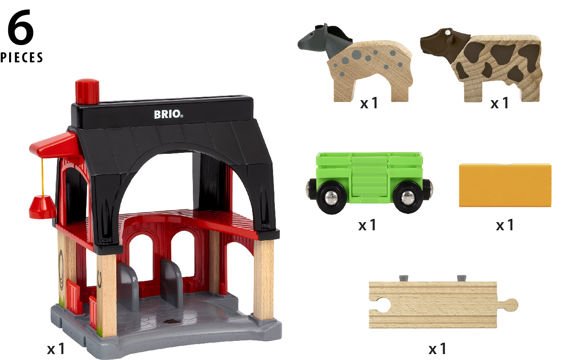 EAN 7312350360127 - BRIO Animal Barn imagen 13