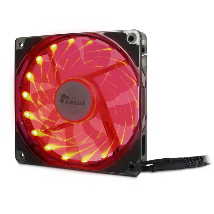 EAN 4260455643344 - Inter-Tech L-12025 Aura Carcasa del ordenador Ventilador 12 cm Negro imagen 3