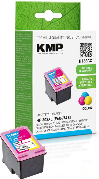 EAN 4011324211139 - KMP H168CX cartucho de tinta Cian, Magenta, Amarillo imagen 1