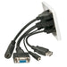 EAN 4002888602204 - Lindy 60220 toma de corriente HDMI + VGA + USB A + 3.5mm Blanco imagen 2