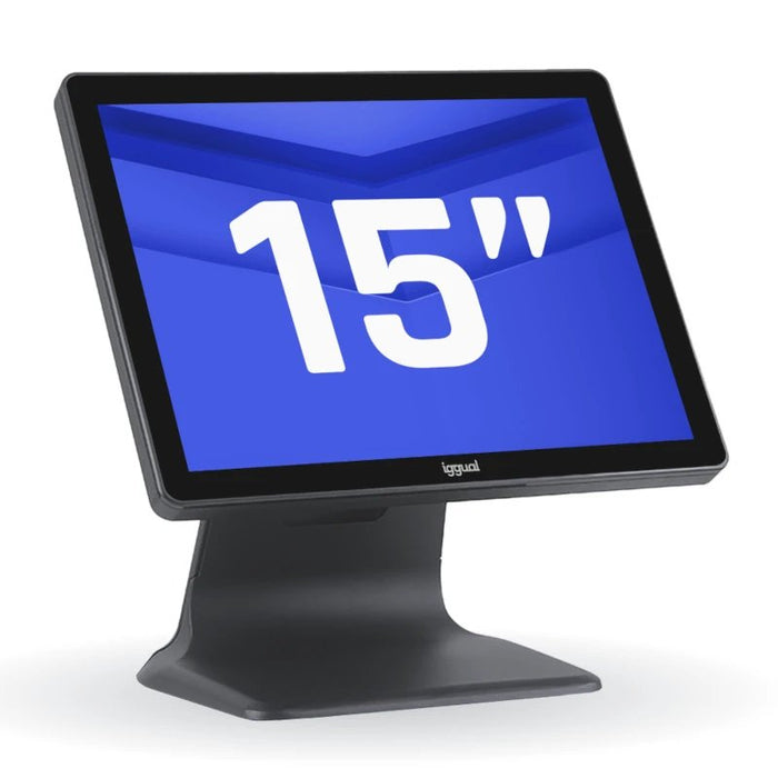 EAN 8435364319567 - iggual AIO 15.64.1000SO J4125 2 GHz Todo-en-Uno 38,1 cm (15") 1024 x 768 Pixeles Pantalla táctil Negro imagen 1