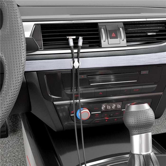 EAN 4040849703645 - Goobay 70364 organizador de cables Escritorio/pared Soporte para cables Blanco 6 pieza(s) imagen 7