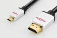EAN 4054007844897 - Ednet 84489 cable HDMI 2 m HDMI tipo D (Micro) HDMI tipo A (Estándar) Negro, Plata imagen 2