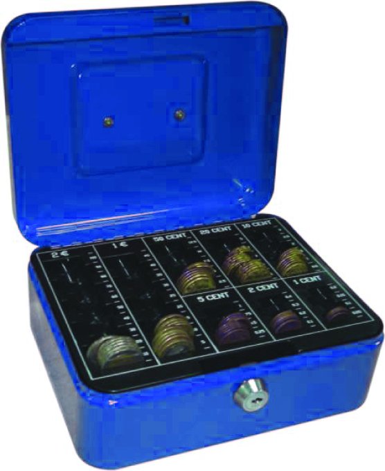 EAN 5705831033191 - Q-CONNECT KF03319 caja de dinero Azul Metal 1 pieza(s) imagen 1