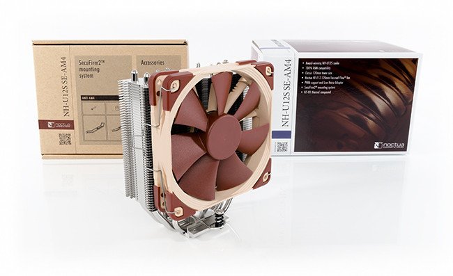 EAN 9010018000078 - Noctua NH-U12S SE-AM4 sistema de refrigeración para ordenador Procesador Enfriador 12 cm Beige, Marrón, A imagen 3