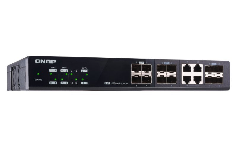 EAN 4713213517826 - QNAP QSW-M1204-4C switch Gestionado 10G Ethernet (100/1000/10000) Negro imagen 5