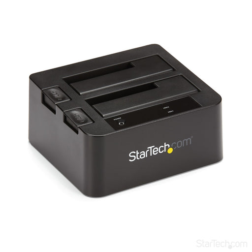 EAN 0065030861663 - StarTech.com SDOCK2U313 base de conexión para disco duro USB 3.2 Gen 2 (3.1 Gen 2) Type micro-B Negro imagen 1