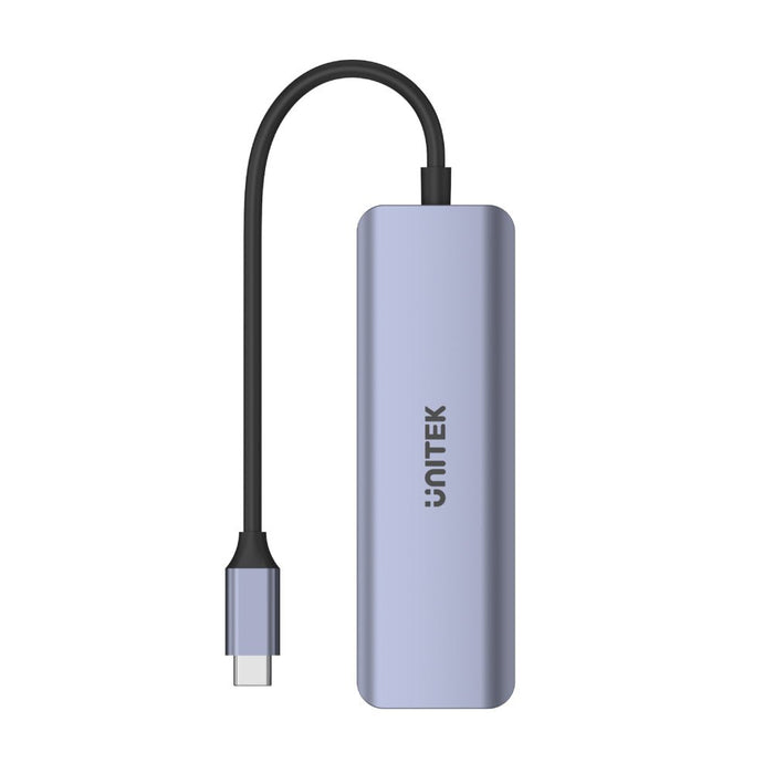 EAN 4894160048035 - UNITEK uHUB Q4 USB 3.2 Gen 1 (3.1 Gen 1) Type-C 5000 Mbit/s Gris imagen 3