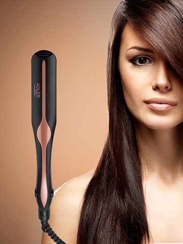 EAN 5902934831345 - Adler AD 2318 Utensilio de peinado Plancha de pelo Caliente Negro, Coral 120 W imagen 6