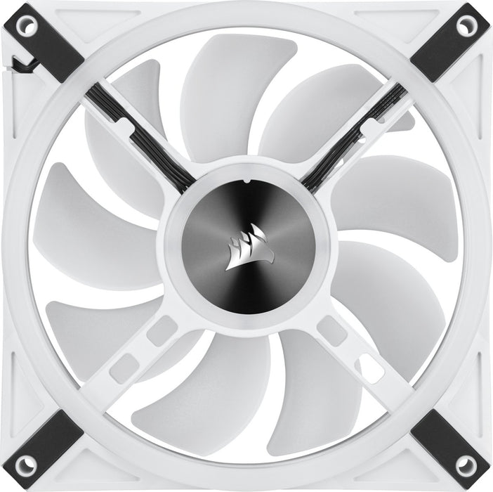 EAN 0840006619529 - Corsair iCUE QL140 Carcasa del ordenador Ventilador 14 cm Blanco imagen 4